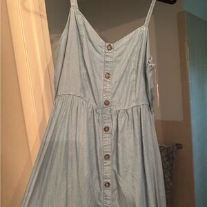 Old Navy Light Blue Chambray Dress